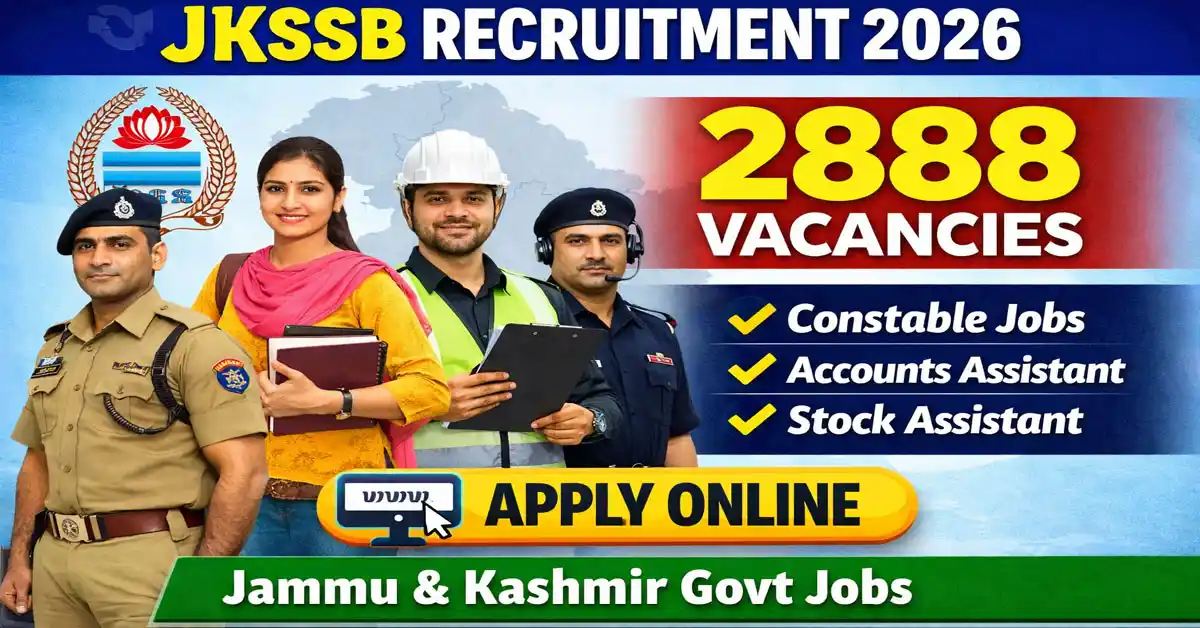 JKSSB Recruitment 2026
