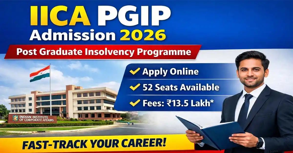 IICA PGIP Admission 2026