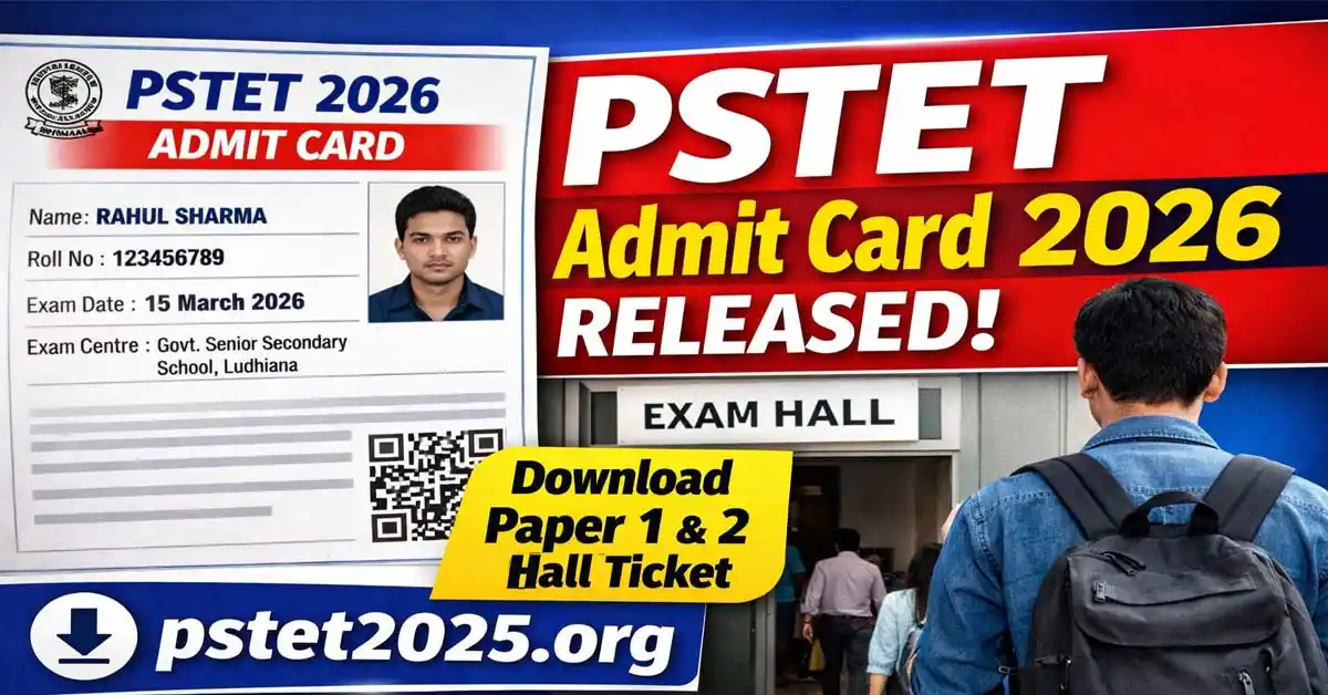 PSTET Admit Card 2026